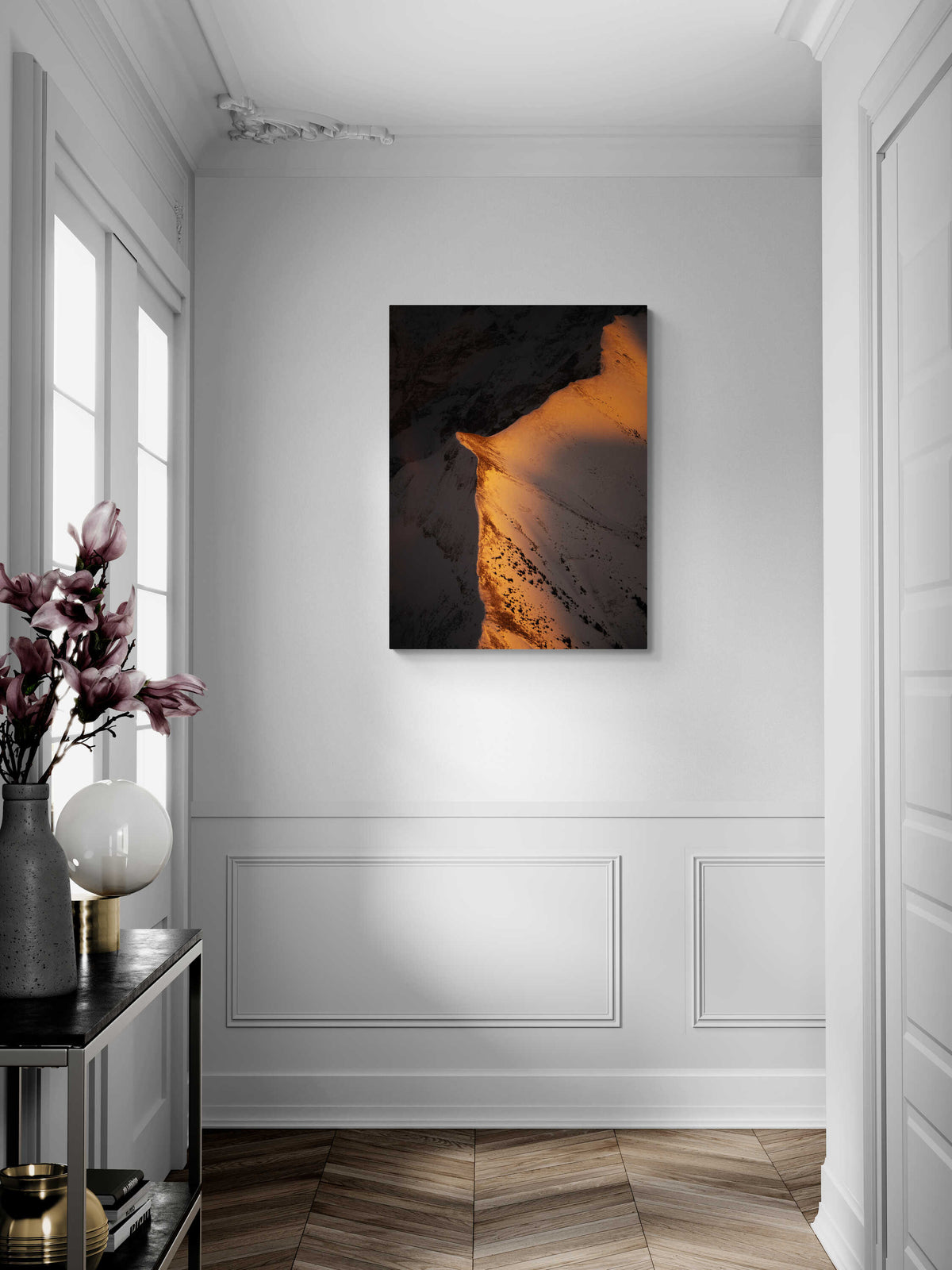 Flare Cut — mise en situation, format 75 × 100 cm
