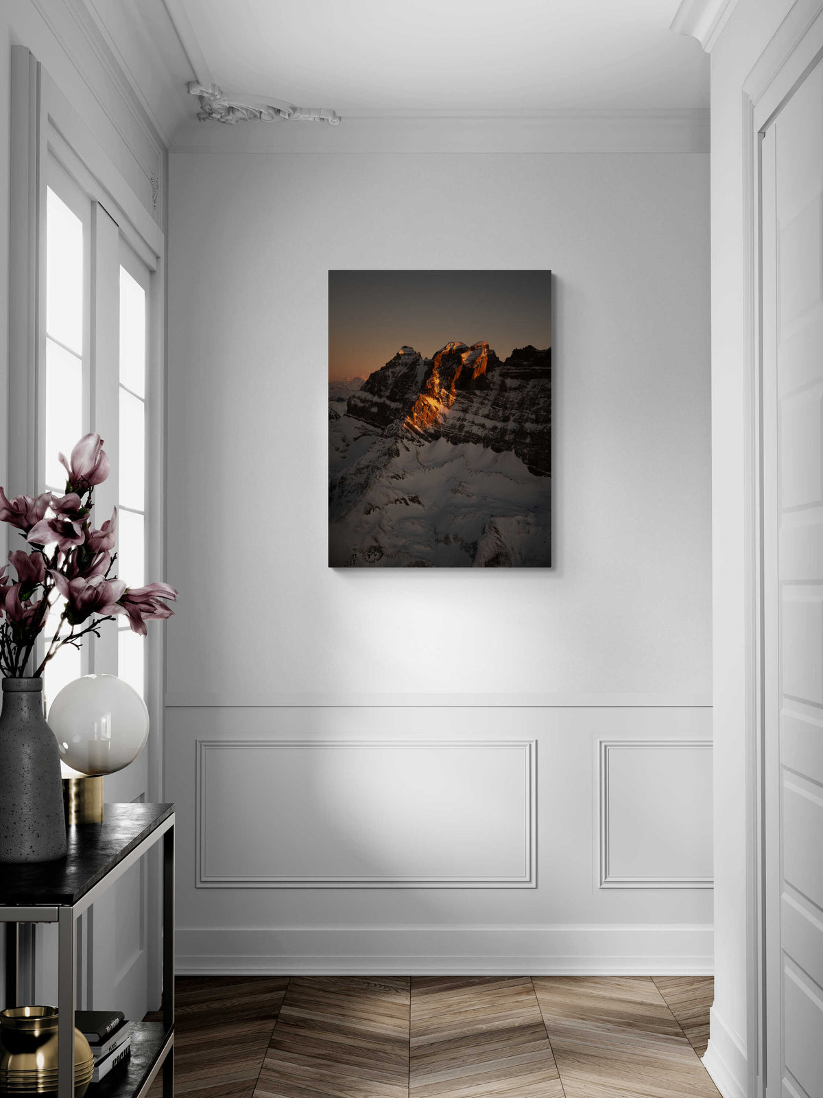 Ridge Mark — mise en situation, format 75 × 100 cm